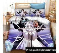 Parure De Lit Anime Bleach Thousand-Year Blood War, Housse De Couette, Taie D'oreiller, Pour Chambre D'enfant, Double, King Size, Garçons Et Filles