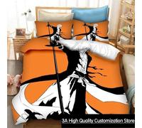 Parure De Lit Anime Bleach Thousand-Year Blood War, Housse De Couette, Taie D'oreiller, Pour Chambre D'enfant, Double, King Size, Garçons Et Filles