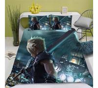 Parure De Lit Anime Final Fantasy - Doux Pour La Peau - Microfibre Durable - Convient Pour Les Enfants (, X )