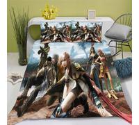 Parure De Lit Anime Final Fantasy - Doux Pour La Peau - Microfibre Durable - Convient Pour Les Enfants (, X )