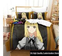 Parure De Lit Anime Okami-San Et Ses Sept Compagnons Pour Garçons Et Filles, Housse De Couette Et Taie D'oreiller, Pour Lit Double, Queen Et King Size
