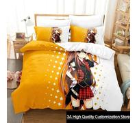 Parure De Lit Anime Okami-San Et Ses Sept Compagnons Pour Garçons Et Filles, Housse De Couette Et Taie D'oreiller, Pour Lit Double, Queen Et King Size