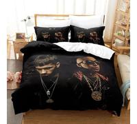 Parure De Lit Anuel Aa Real Hasta La Pour Lit Simple, Double, Queen, King Size, Pour Chambre D'enfant, Housse De Couette, Impression 3d, 2025