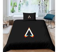 Parure De Lit Apex Legends Pour Enfants Et Adolescents, Motif Dessin Anime, Housse De Couette En Microfibre Avec Fermeture Éclair, Pour Lit Simple