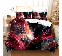 Parure De Lit Avec Housse De Couette Blanche, Motif Anime Tokyo Ghoul Kaneki Ken, Pour Lit Simple, 135 X 200 Cm