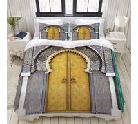 Parure De Lit Avec Housse De Couette En Microfibre,Porte Dor¿¿E Du Palais Royal ¿¿ F¿¿S Maroc Photo Marocaine Vintage,Sets De Housse De Couette Xcm+ Taie D'oreiller Xcm