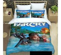 Parure De Lit Avec Housse De Couette Et Imprime 3d Du Jeu Anime Far Cry, Cadeau Idéal Pour Jeunes Filles Et Garcon S