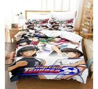 Parure De Lit Avec Housse De Couette Et Imprime Captain Tsubasa, Motif Football 3d, Pour Jeunes Enfants, Filles Et Garcon S, Cadeau Idéal