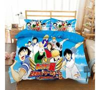 Parure De Lit Avec Housse De Couette Et Imprime Captain Tsubasa, Motif Football 3d, Pour Jeunes Enfants, Filles Et Garcon S, Cadeau Idéal