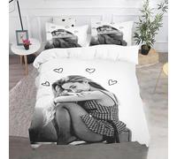 Parure De Lit Avec Housse De Couette Et Imprime Numérique 3d Ariana Grande, Motif Anime, Cadeau Idéal Pour Jeunes Enfants Et Filles