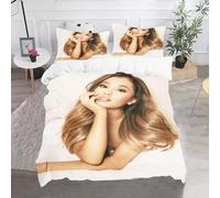 Parure De Lit Avec Housse De Couette Et Imprime Numérique 3d Ariana Grande, Motif Anime, Cadeau Idéal Pour Jeunes Enfants Et Filles