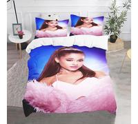 Parure De Lit Avec Housse De Couette Et Imprime Numérique 3d Ariana Grande, Motif Anime, Cadeau Idéal Pour Jeunes Enfants Et Filles