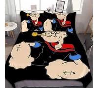 Parure De Lit Avec Housse De Couette Et Imprime Numérique 3d Du Dessin Anime Sailor Moon P-Popeyes, Cadeau Idéal Pour Garcon S Et Filles