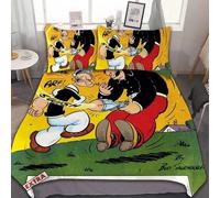 Parure De Lit Avec Housse De Couette Et Imprime Numérique 3d Du Dessin Anime Sailor Moon P-Popeyes, Cadeau Idéal Pour Garcon S Et Filles