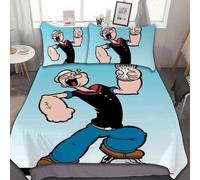 Parure De Lit Avec Housse De Couette Et Imprime Numérique 3d Du Dessin Anime Sailor Moon P-Popeyes, Cadeau Idéal Pour Garcon S Et Filles