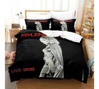 Parure De Lit Avec Housse De Couette Et Imprime Numérique 3d Mylene Farmer, Motif Anime, Cadeau Idéal Pour Jeunes Enfants Et Filles