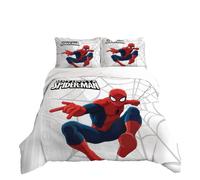 Parure De Lit Avec Housse De Couette Et Imprime Numérique Marvel Spiderman 3d, Cadeau Idéal Pour Fille Et Garcon
