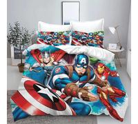 Parure De Lit Avec Housse De Couette Et Imprime Numérique Marvel Spiderman 3d, Cadeau Idéal Pour Fille Et Garcon