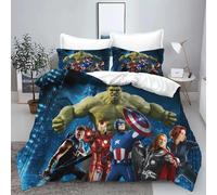Parure De Lit Avec Housse De Couette Et Imprime Numérique Marvel Spiderman 3d, Cadeau Idéal Pour Fille Et Garcon