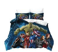 Parure De Lit Avec Housse De Couette Et Imprime Numérique Marvel Spiderman 3d, Cadeau Idéal Pour Fille Et Garcon