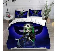 Parure De Lit Avec Housse De Couette Et Motif De Dessin Anime Monster High En 3d, Impression Numérique, Cadeau Idéal Pour Garcon S Et Filles
