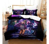 Parure De Lit Avec Housse De Couette Et Motif De Dessin Anime Monster High En 3d, Impression Numérique, Cadeau Idéal Pour Garcon S Et Filles
