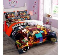 Parure De Lit Avec Housse De Couette Et Motif De Monstres Avengers My World En 3d, Impression Numérique, Cadeau Idéal Pour Garcon S Et Filles