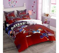 Parure De Lit Avec Housse De Couette Et Motif De Monstres Avengers My World En 3d, Impression Numérique, Cadeau Idéal Pour Garcon S Et Filles