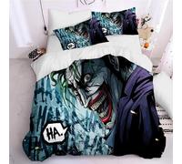 Parure De Lit Avec Housse De Couette Et Taie D'oreiller Joker Romeo, Motif Joker Origin, Decoration Pour Chambre D'enfant, Garcon Ou Fille, Simple, Double, Grande Taille