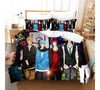 Parure De Lit Avec Housse De Couette Et Taie D'oreiller Motif Basket-Ball Kuroko's Basket, Motif Dessin Anime, Imprime 3d, Pour Lit Queen Size Et King Size, Pour Enfant