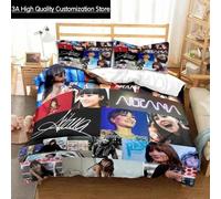 Parure De Lit Avec Housse De Couette Et Taie D'oreiller Motif Chanteuse Espagnole Aitana Ocana