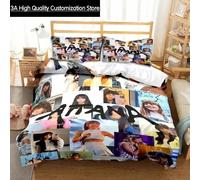 Parure De Lit Avec Housse De Couette Et Taie D'oreiller Motif Chanteuse Espagnole Aitana Ocana