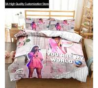 Parure De Lit Avec Housse De Couette Et Taie D'oreiller Motif Chanteuse Espagnole Aitana Ocana