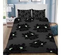 Parure De Lit Avec Housse De Couette Et Taie D'oreiller Motif Dragons En 3d