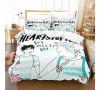 Parure De Lit Avec Housse De Couette Et Taie D'oreiller Motif Feuilles D'érable Nick Charlie Pour Adolescents