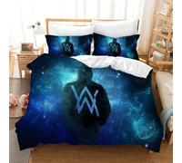 Parure De Lit Avec Housse De Couette Et Taie D'oreiller, Motif Graffiti, Motif Dj Et Notes De Musique, Multicolore, Toutes Saisons