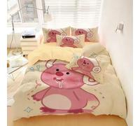 Parure De Lit Avec Housse De Couette Et Taie D'oreiller Motif Pingouin De Dessin Anime Pororo Pour Chambre De Garcon Et Fille, Decoration Pour Enfants, Cadeau Pour Une Personne, Un Double Ou Un King S
