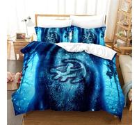 Parure De Lit Avec Housse De Couette Et Taie D'oreiller Motif Roi Lion Simba