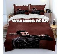 Parure De Lit Avec Housse De Couette Et Taie D'oreiller Motif The Walking Dead