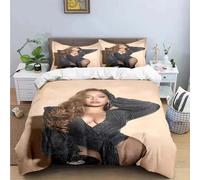 Parure De Lit Avec Housse De Couette Et Taie D'oreiller Pour Garcon S Et Filles, Motif Chanteuse Pop B-Beyonce, Pour Lit Double, Queen Ou King Size