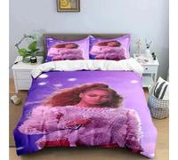Parure De Lit Avec Housse De Couette Et Taie D'oreiller Pour Garcon S Et Filles, Motif Chanteuse Pop B-Beyonce, Pour Lit Double, Queen Ou King Size