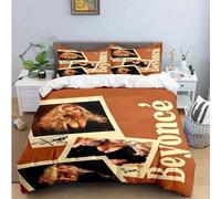 Parure De Lit Avec Housse De Couette Et Taie D'oreiller Pour Garcon S Et Filles, Motif Chanteuse Pop B-Beyonce, Pour Lit Double, Queen Ou King Size