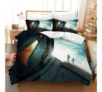 Parure De Lit Avec Housse De Couette Et Taies D'oreiller, Motif Mech Warrior, Gundam, Multicolore, Toutes Saisons