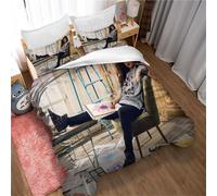 Parure De Lit Avec Housse De Couette Selena Gomez 85 % Polyester 15 % Coton Avec Paire De Taies D'oreiller, Modèle