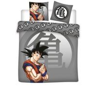 Parure de Lit - AYMAX - Dragon Ball Z - Housse Réversible 240x220 cm - 2 Taies 65x65 cm - Polycoton