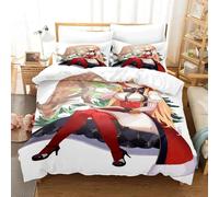 Parure De Lit Azur Lane Imprimee En 3d Avec Housse De Couette Et Taie D'oreiller Pour Lit Simple, Double, Queen Size Et King Size