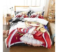 Parure De Lit Azur Lane Imprimee En 3d Avec Housse De Couette Et Taie D'oreiller Pour Lit Simple, Double, Queen Size Et King Size