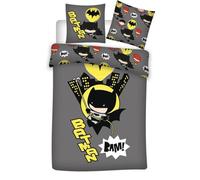 Parure de lit - Batman Lego - Gris - Polyester - Lavable en machine - Enfant