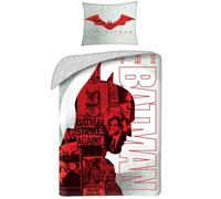 Halantex Parure de lit Batman 140 x 200 cm + 70 x 90 cm 100 % coton