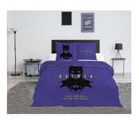 Aymax Parure de lit double Batman 1989 Réversible 240x220 cm + 2 taies 65x65 cm